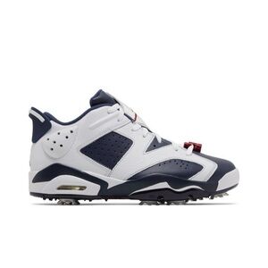 Nike Air Jordan 6 Retro G Golf Olympic White Midnight Navy DV1376-101 sz 4 Mens